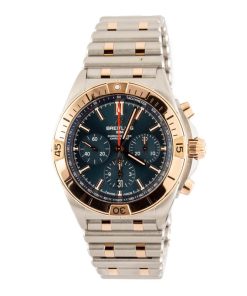 Alternative view of HandMade The Breitling Chronomat B01 42 Blue Dial