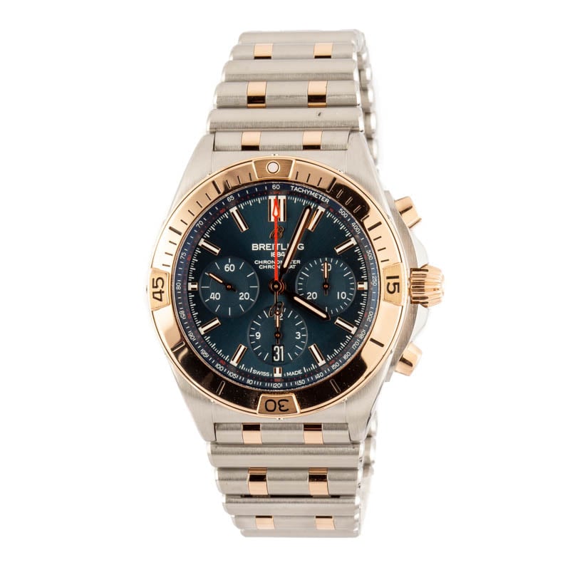 HandMade The Breitling Chronomat B01 42 Blue Dial - Image 2