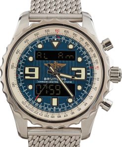 HandMade The Breitling Chronospace Blue Digital Dial