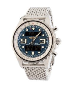 Alternative view of HandMade The Breitling Chronospace Blue Digital Dial
