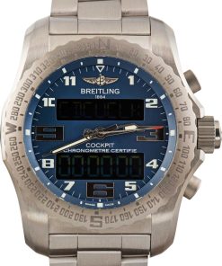 HandMade The Breitling Cockpit B50 Titanium Blue Dial
