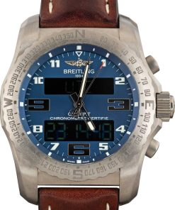 HandMade The Men's Breitling Cockpit B50 Titanium Blue Dial