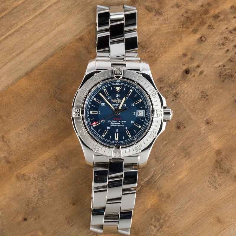 HandMade The Breitling Colt Stainless Steel Blue Dial - Image 6