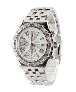 Alternative view of HandMade The Breitling Crosswind Chronograph White Roman Dial