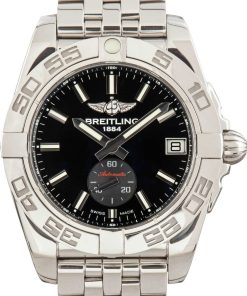 HandMade The Breitling Galactic 36 Stainless Steel Black Dial