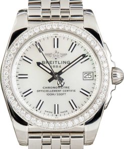 HandMade The Breitling Galactic 36 Mother of Pearl Dial
