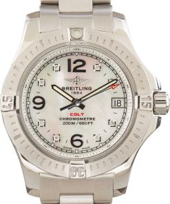 HandMade The Breitling Colt Lady Mother Of Pearl Dial