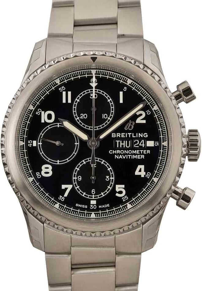 HandMade The Breitling Navitimer Black Dial