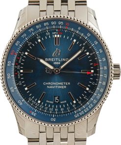 HandMade The Breitling Navitimer 1 Automatic 41 Blue Dial