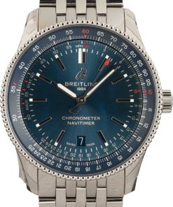 HandMade The Breitling Navitimer 1 Automatic 41 Blue Index Dial