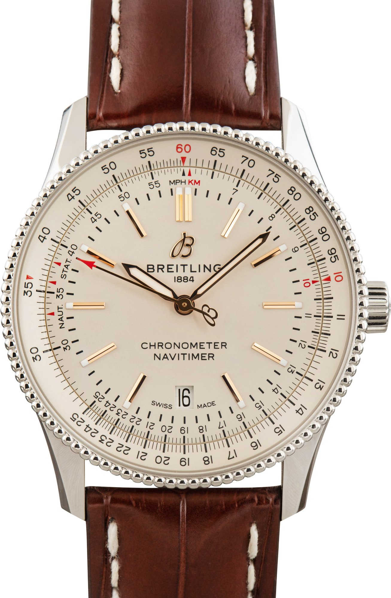 HandMade The Breitling Navitimer Automatic 41 Silver Dial