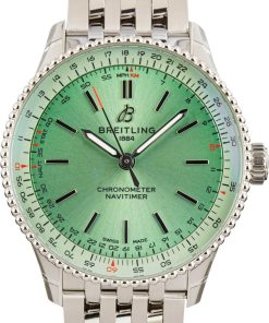 HandMade The Breitling Navitimer Automatic 36 Green Dial