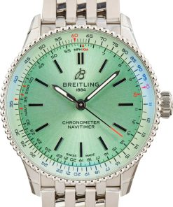 HandMade The Breitling Navitimer Automatic 36 Green Dial