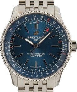 HandMade The Breitling Navitimer Automatic 35 Stainless Steel Blue Dial