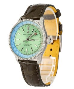 Alternative view of HandMade The Breitling Navitimer Automatic Green Dial