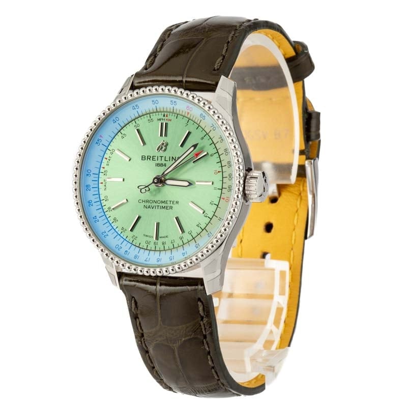 HandMade The Breitling Navitimer Automatic Green Dial - Image 2