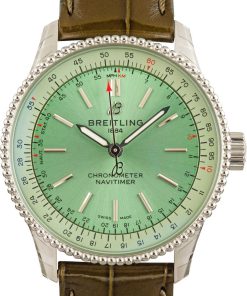 HandMade The Breitling Navitimer Automatic Green Dial