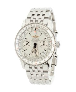 Alternative view of HandMade The Breitling Navitimer Silver Dial