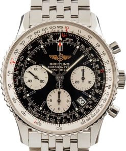HandMade The Breitling Navitimer Stainless Steel Black