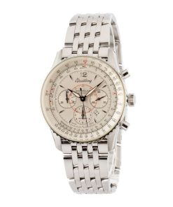 Alternative view of HandMade The Breitling Navitimer Montbrillant A41030 Silver Dial