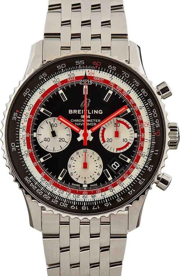 HandMade The Breitling Navitimer B01 Black Dial