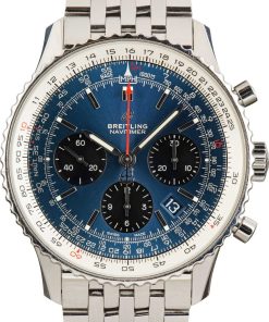 HandMade The Breitling Navitimer 1 B01 Chronograph Blue Dial