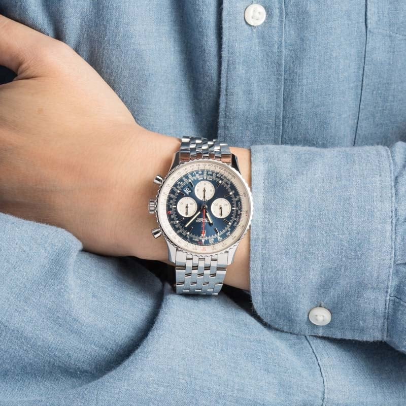 HandMade The Breitling Navitimer Blue Index Dial - Image 5