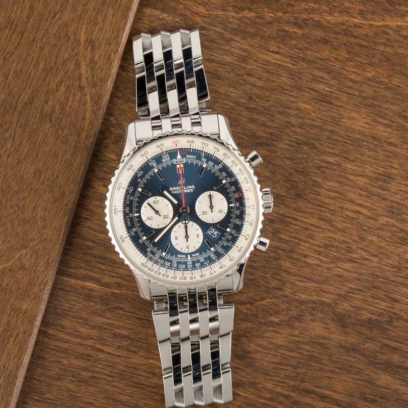 HandMade The Breitling Navitimer Blue Index Dial - Image 6