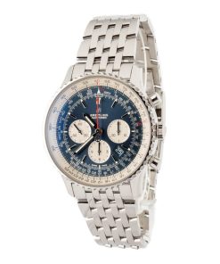 Alternative view of HandMade The Breitling Navitimer Blue Index Dial