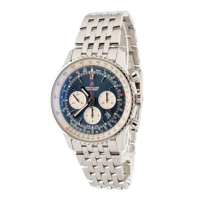 HandMade The Breitling Navitimer Blue Index Dial - Image 2