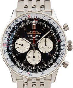 HandMade The Breitling Navitimer B01 Chronograph 46 Black Dial