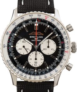 HandMade The Breitling Navitimer B01 Chronograph 46 Black Dial