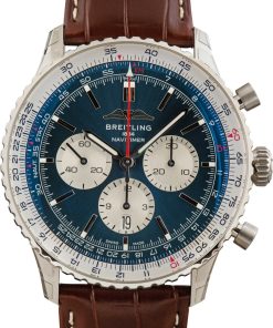 HandMade The Breitling Navitimer B01 Chronograph 46 Blue Index Dial