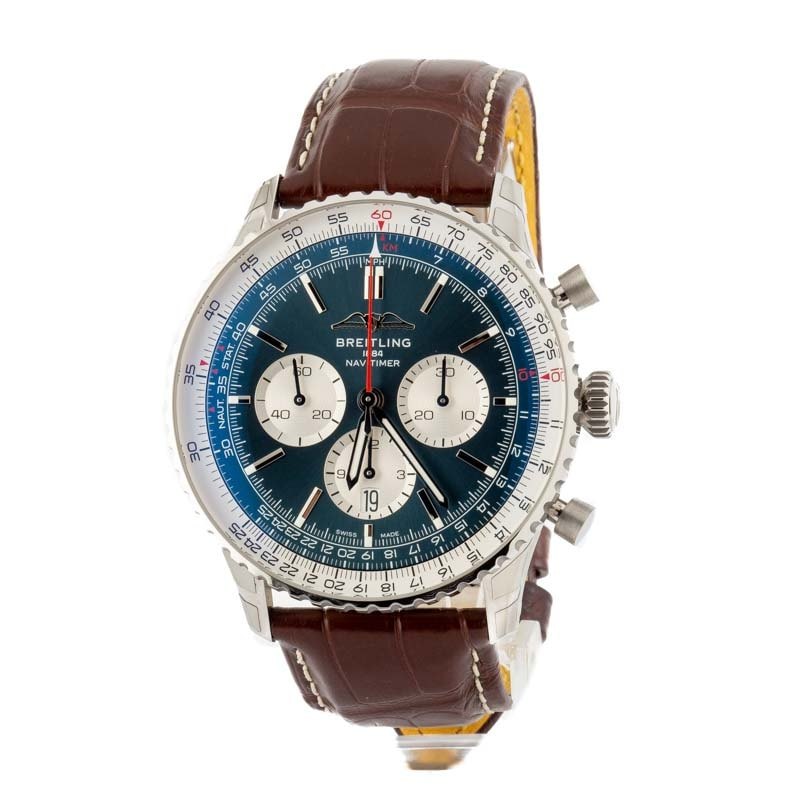 HandMade The Breitling Navitimer B01 Chronograph 46 Blue Index Dial - Image 2