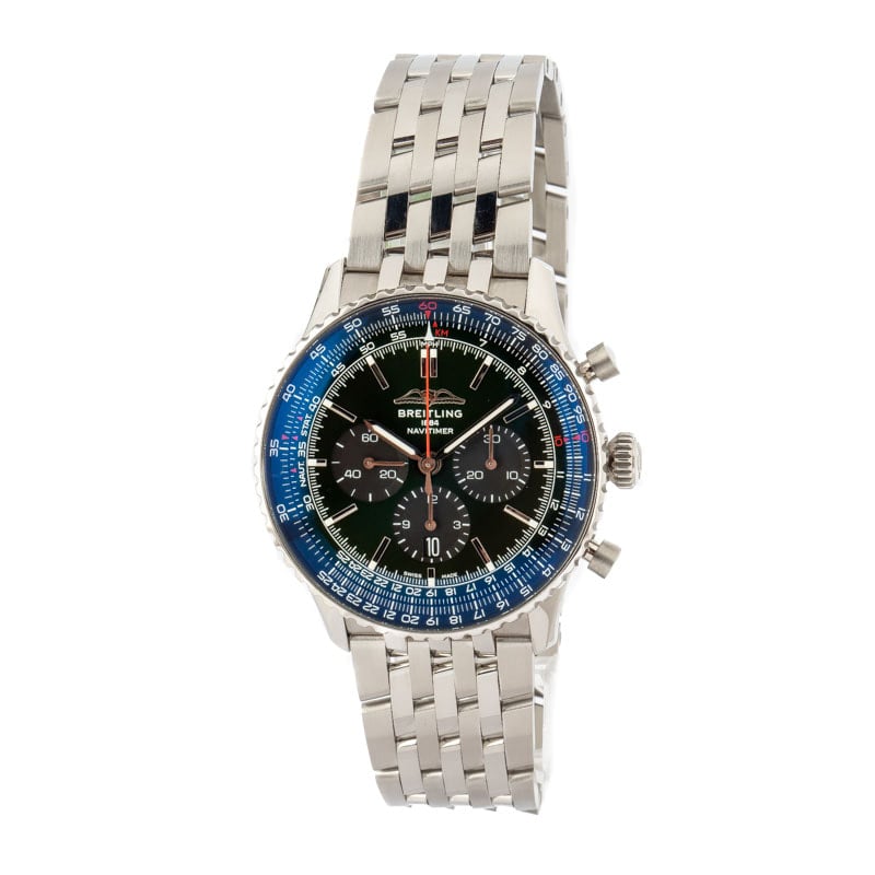 HandMade The Breitling Navitimer B01 Chronograph 46 Green Dial - Image 2