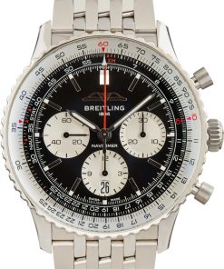 HandMade The Breitling Navitimer B01 Chronograph 43 Black Dial