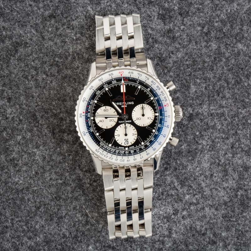 HandMade The Breitling Navitimer B01 Chronograph 43 Black Dial - Image 5