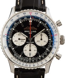HandMade The Breitling Navitimer B01 Chronograph 43 Black Dial