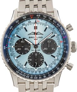 HandMade The Breitling Navitimer B01 Chronograph 43 Ice Blue Dial