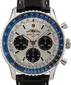 HandMade The Breitling Navitimer B01 Chronograph 43 Silver Dial
