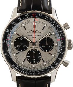 HandMade The Breitling Navitimer B01 Chronograph 43 Silver Dial