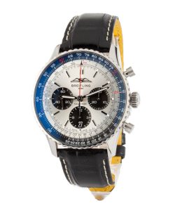 Alternative view of HandMade The Breitling Navitimer B01 Chronograph 43 Silver Dial