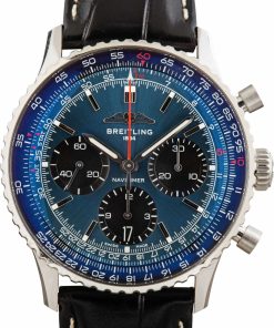 HandMade The Breitling Navitimer Chronograph Blue Dial