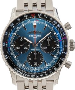 HandMade The Breitling Navitimer Chronograph Blue Index Dial