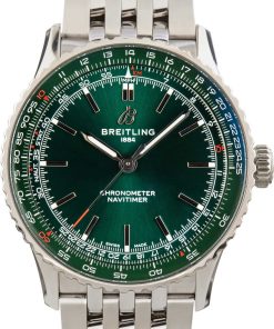 HandMade The Breitling Navitimer Automatic 41 Green Dial