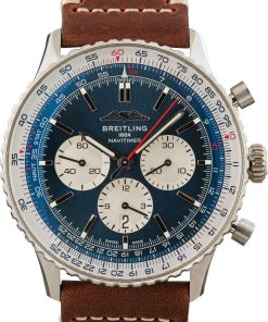 HandMade The Breitling Navitimer B01 Chronograph 46 Blue Dial