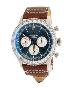 Alternative view of HandMade The Breitling Navitimer B01 Chronograph 46 Blue Dial
