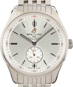 HandMade The Breitling Premier Automatic 40 Silver Dial