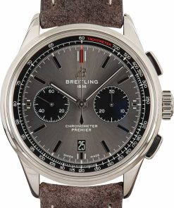 HandMade The Breitling Premier B01 Chronograph 42 Grey Dial
