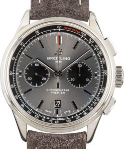 HandMade The Breitling Premier B01 Chronograph 42 Grey Dial